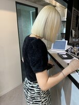 PELE原宿/ブリーチなしダブルカラー/ハイトーン/ケアブリーチ【３月上旬OPEN(予定)】&nbsp;着物ヘア/大人ガーリー/ダークアッシュ/似合わせカット/原宿