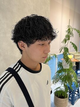 メンズサロン ルーブ 新潟(メンズサロンLOOB) カット+パーマ(新潟/メンズカット/フェード/波巻きパーマ