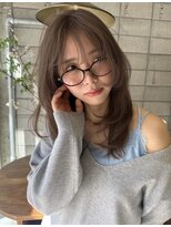 ウェウェ(wewe)&nbsp;ダブルカラーミルクティーベージュ×ワンカールレイヤー