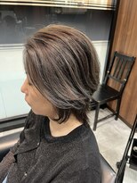 アヴァンス アリオ鳳店(AVANCE) アッシュグレージュ×コントラストハイライト