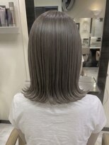 ウェーブス 大宮東口店(wave's)&nbsp;透明感グレージュ×外ハネボブ