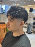 横浜★ツイストスパイラルパーマフェード