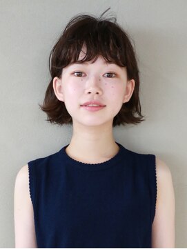 ナヌーク シブヤ(nanuk shibuya) 【nanuk】抜け感のあるフレンチボブ◇チョコレートアッシュ