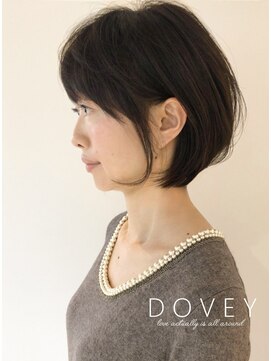 ダヴィ(DOVEY) 【DOVEY】ワイドな前髪でメガネも似合うショートヘア