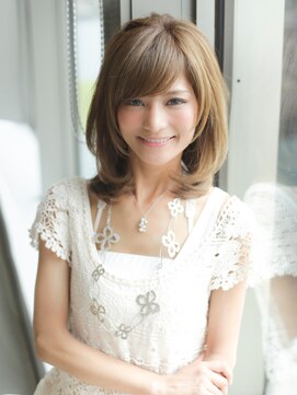 アフロート ディル(AFLOAT D'L) 《AFLOAT裕二朗》大人女性、ミセス世代に支持◎髪型ミディアム91