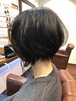 ヘアー サロン アットシュシュ(Hair Salon At'shushu)&nbsp;黒髪良い感じ前下がりショートボブ♪