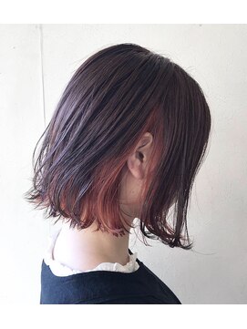 ダブル(W) ミニボブ　インナーOrange