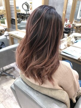 ジゼル(gisele) (稲毛)ピンクバレイヤージュ