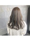 お客様スナップ 大人女子ロング/スモーキーグレージュ