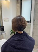 丸みショート。