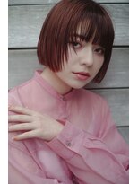 レジュアル(RESSUAL)&nbsp;ピンク　大人かわいい　フェザーバング　マッシュショート