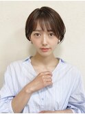 前髪あり大人ショートボブ20代30代40代表参道