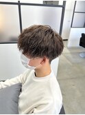 王道マッシュ波巻パーマ♪