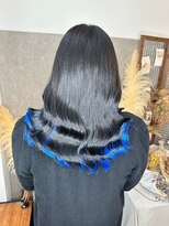 ヘアーデザインルアナ(Hair design Luana.)&nbsp;インナー強めブルー