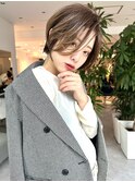 大人美人ひし形ショートボブ×ハイライト【ERIKA】