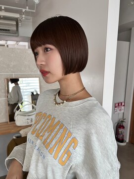 サンド 鹿児島中央(sand) 黒髪/グレーベージュ/レイヤーロング/前髪パーマ[鹿児島中央駅]