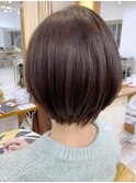 【morio成増/児玉】束感ショート　赤味撲滅カラー