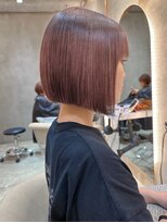 ロンド エスポワール 錦糸町(Lond espoir)&nbsp;黒髪グレーベージュ前髪パーマレイヤーロング　錦糸町/ショート