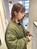 レトン 銀座(leton)&nbsp;結べるボブ/切りっぱなしボブ/オレンジブラウン/美髪/銀座