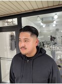スキンフェード　サイドパート