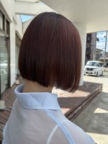 ブラフ(B.R.AP.h)&nbsp;切りっぱなしボブ×大人気ピンクブラウン