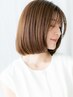 カット＋艶ケアカラー＋[Dr監修]髪質改善トリートメント￥14900[天王台]