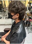 強めシャドウパーマ