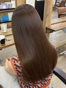 ナンバー アンフィール 渋谷(N° anfeel) 秋カラー×オレンジブラウン