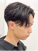 センターパートニュアンスパーマ韓国カルマパーマコンマヘア