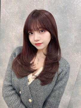 クム(kumu) 【kumu】ロングレイヤー/顔周りカット/栄/名古屋