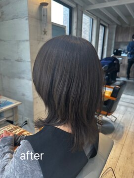 アロハララ(ALOHA LaLa) 【美髪】スモーキーレイヤーウルフ