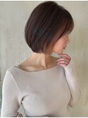 みねスタイル♪ 前下がり ひし形 ショートボブ 30代 40代 50代