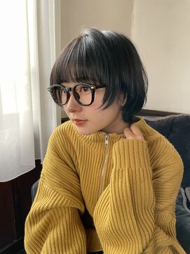 ロンドロゼ 池袋(Lond rose) ♪ミニウルフレイヤーカット顔周り前髪韓国ショートボブ/池袋