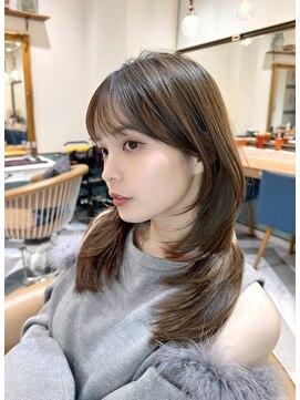 ロンドアベニール 北千住(Lond avenir) 韓国ヘア/レイヤーカット/顔周り/前髪カット/北千住/髪質改善