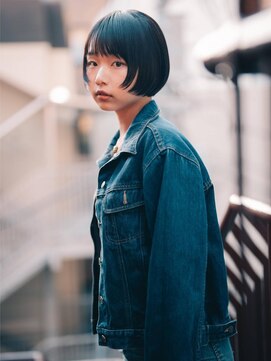ベンジー 福間(benji) 《benji》シンプルなモードミニボブ