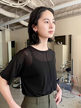 ヤント(yant) ミディアムボブ ×ニュアンスパーマ