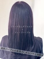 サラジュ 仁川店(SARAJU) 【ダブルカラー特化】今田担当 ブリーチなし×ディープパープル
