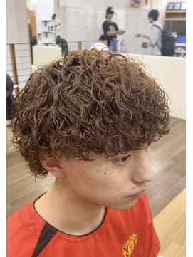 オーシャントーキョー 大阪(OCEAN TOKYO) 波巻きパーマメンズツイストスパイラルパーマツーブロック