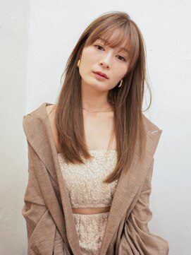 ジーテ(gite) シアーベージュストレート 横浜/横浜綱島/髪質改善