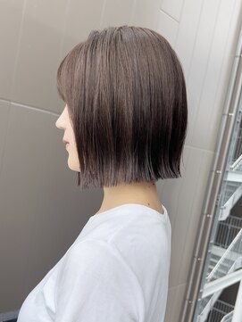 ビューレイギンザ(VIEW LEI GINZA) 韓国ショートダブルカラー前髪カット髪質改善銀座