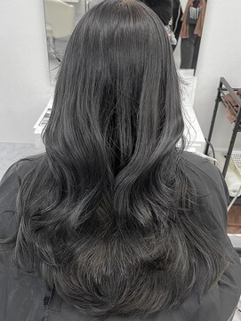 アイトーキョーエス 渋谷(AI TOKYO S) ダークグレージュブリーチなしダブルカラー透明感カラー寒色渋谷