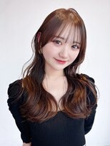 シオン(shion) 前髪カット美髪おくれ毛韓国ヘアロング_ba550414