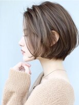 ルーファス 下北沢(Ruufus) 【40代50代60代】ナチュラル大人ショートボブ/白髪ぼかし
