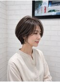 【40代・50代人気】白髪ぼかしハイライト×ショートボブ♪ 