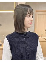 ローレン(LOREN) ボブ/ヘイリーボブ/レイヤーカット/小顔/ベージュ/髪質改善/前髪
