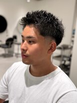 モアナ バイ ヘッドライト 沼津(Moana by HEADLIGHT)&nbsp;メンズショート,アップバング,メンズヘアセット