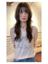 ニコ(HAIR DESIGN ROOM nico) ロングレイヤーウェーブ/ミントベージュ