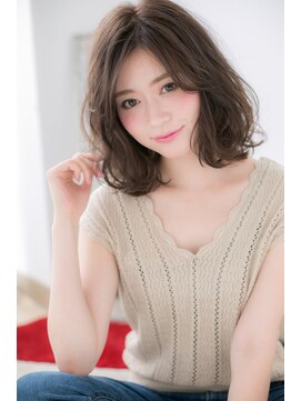 ドクターズサロン LAB 小山店 【Lab小山】黒髪がセクシー♪くせ毛風セミディa