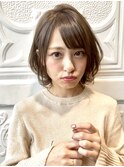 3Dカラー小顔ショートミニマムボブ×モードノットヘア【KOMAKI】
