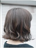 外ハネボブ×オリーブブラウン